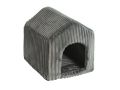 Dog House Stripe 42x40x40 cm grey